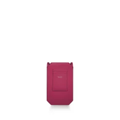 Tiffany & Co. Tiffany Facets Crossbody Phone Case in Fuchsia Red Intarsia Leather | ^Women Small Leather Goods|Women's Accessories
