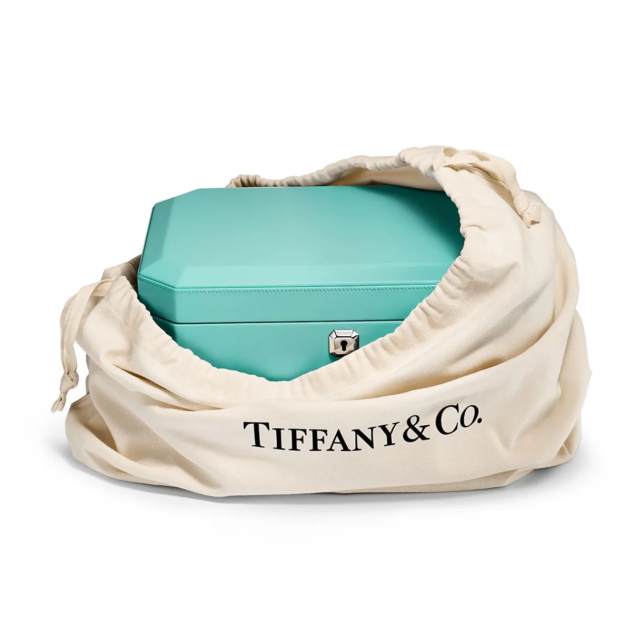 Tiffany & Co. Tiffany Facets Extra Large Jewelry Box in Tiffany Blue® Leather | ^ Tiffany Blue® Gifts|Business Gifts