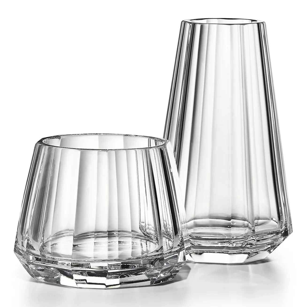 Tiffany & Co. Tiffany Facets Large Tapered Vase in Lead Crystal Glass | ^ The Home|Housewarming Gifts