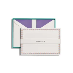 Tiffany & Co. Tiffany Facets Notecards Set of 12, in Lavender | ^ Stationery, Games & Unique Objects|Games & Novelties