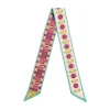 Tiffany & Co. Tiffany Facets Ribbon Scarf in Fuchsia Silk | ^Women Scarves & Stoles|Women's Accessories