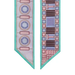 Tiffany & Co. Tiffany Facets Ribbon Scarf in Lavender Silk | ^Women Scarves & Stoles|Women's Accessories