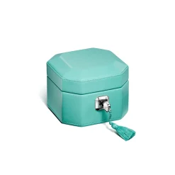 Tiffany & Co. Tiffany Facets Small Jewelry Box in Tiffany Blue® Leather | ^ Gifts for Her|Her