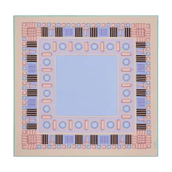 Tiffany & Co. Tiffany Facets Square Scarf in Lavender Silk | ^Women Scarves & Stoles|Women's Accessories