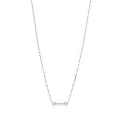 Tiffany & Co. Tiffany Fleur de Lis key bar pendant in platinum with diamonds. | ^ Necklaces & Pendants|Gifts for Her