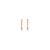 Tiffany & Co. Tiffany Fleur de Lis key bar earrings in 18k rose gold with diamonds. | ^ Earrings|Dainty Jewelry