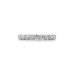 Tiffany & Co. Tiffany Forever Band Ring in Platinum with a Full Circle of Diamonds, 3 mm Wide | ^Women Rings|Platinum Jewelry