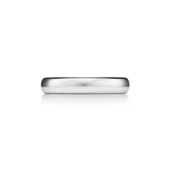 Tiffany & Co. Tiffany Forever Wedding Band Ring in Platinum, 4 mm Wide | ^Women Rings|Platinum Jewelry