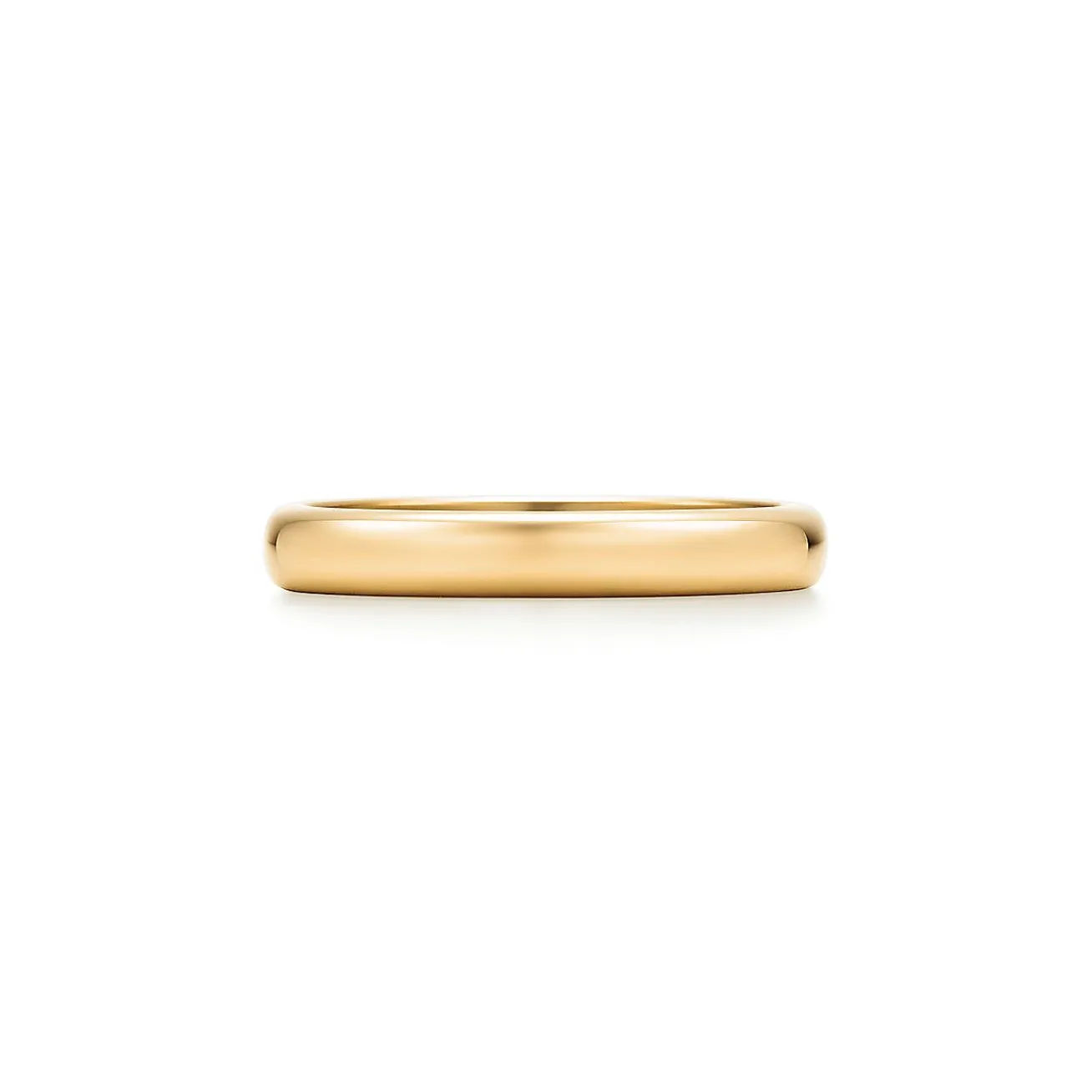 Tiffany & Co. Tiffany Forever Wedding Band Ring in Yellow Gold, 3 mm Wide | ^Women Rings|Gold Jewelry