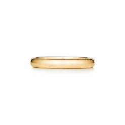 Tiffany & Co. Tiffany Forever Wedding Band Ring in Yellow Gold, 3 mm Wide | ^Women Rings|Gold Jewelry