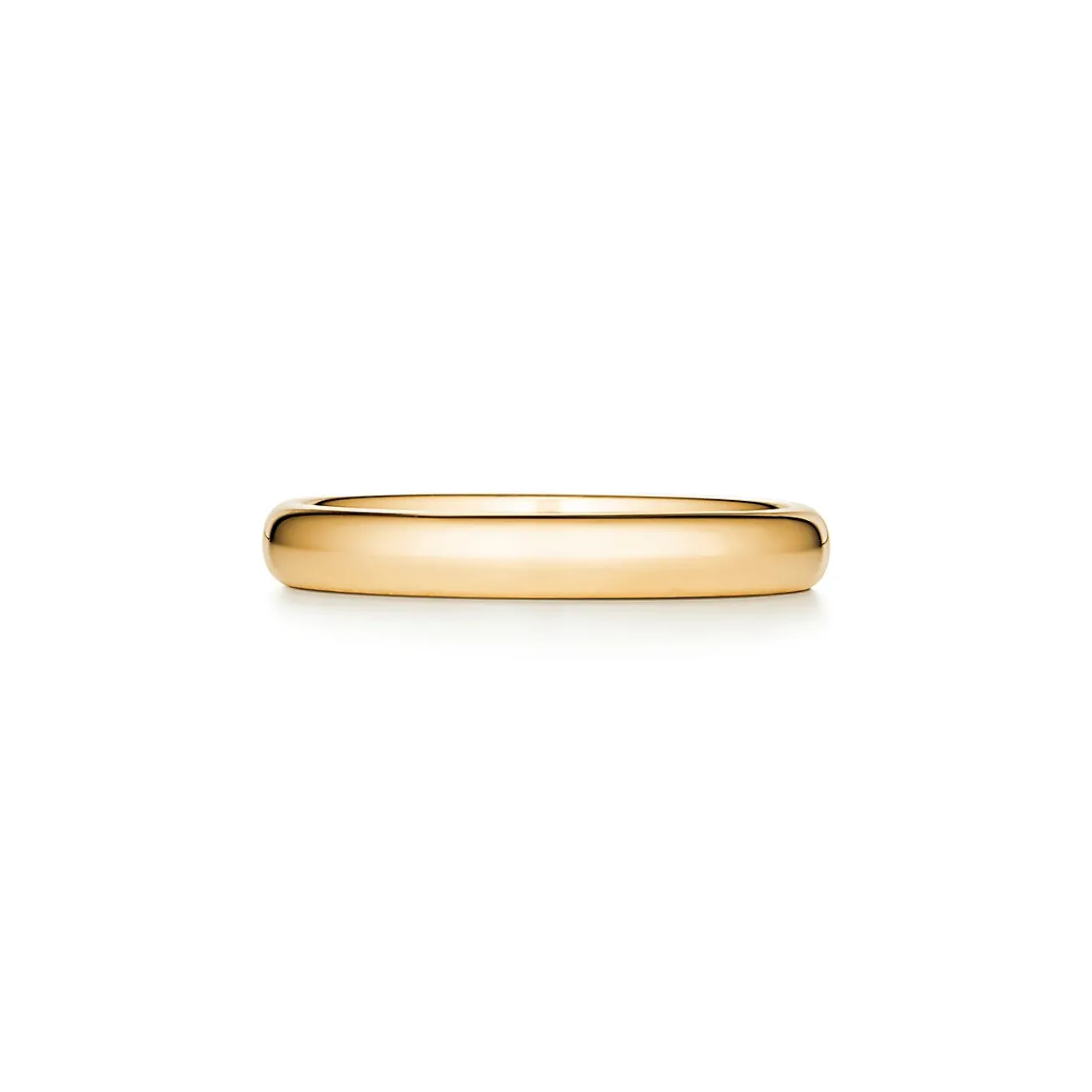 Tiffany & Co. Tiffany Forever Wedding Band Ring in Yellow Gold, 3 mm Wide | ^Women Rings|Gold Jewelry