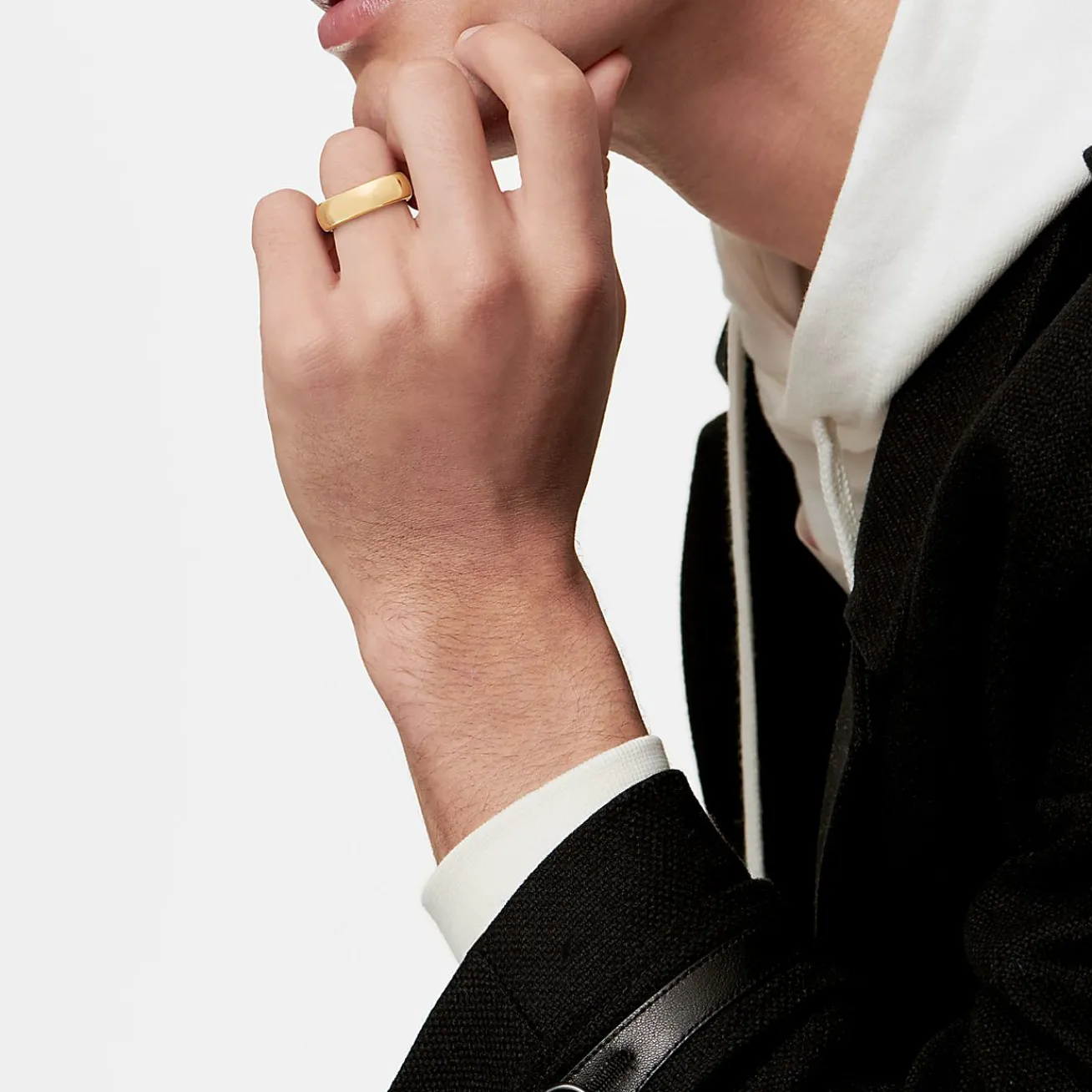 Tiffany & Co. Tiffany Forever Wedding Band Ring in Yellow Gold, 6 mm Wide | ^ Rings|Men's Jewelry