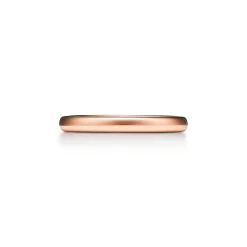 Tiffany & Co. Tiffany Forever Wedding Band Ring in Rose Gold, 2.5 mm Wide | ^Women Rings|Rose Gold Jewelry