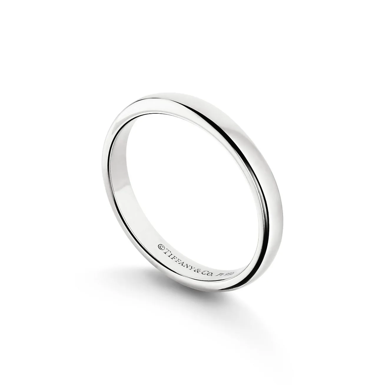 Tiffany & Co. Tiffany Forever Wedding Band Ring in Platinum, 3 mm Wide | ^Women Rings|Platinum Jewelry