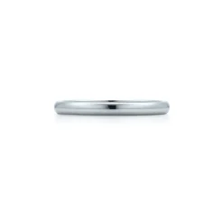 Tiffany & Co. Tiffany Forever Wedding Band Ring in Platinum, 2 mm Wide | ^Women Rings|Platinum Jewelry