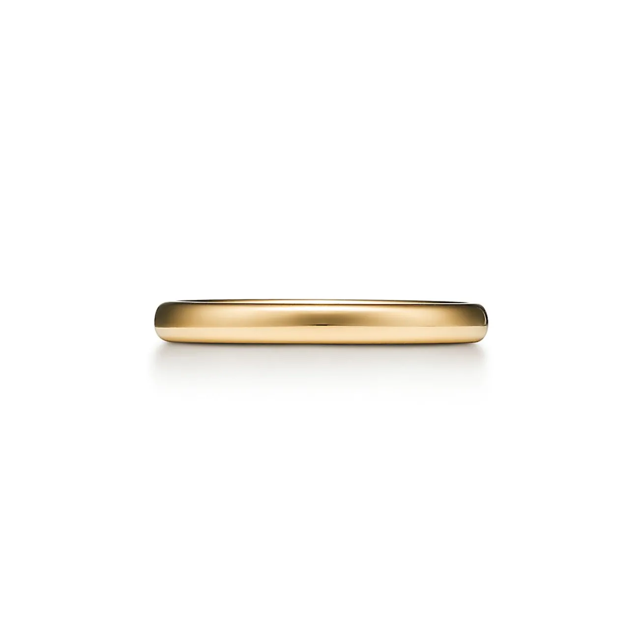 Tiffany & Co. Tiffany Forever Wedding Band Ring in Yellow Gold, 2.5 mm Wide | ^Women Rings|Gold Jewelry