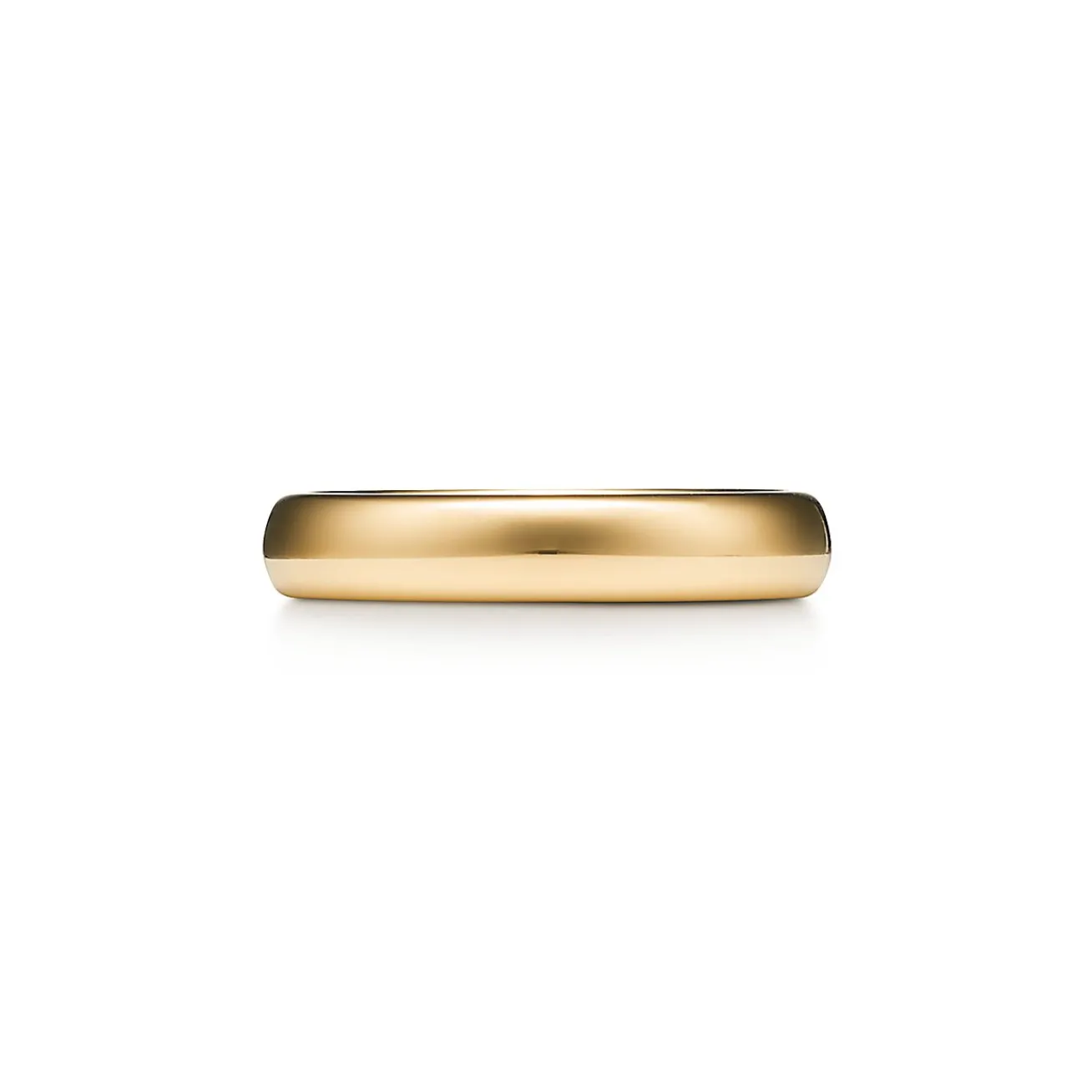 Tiffany & Co. Tiffany Forever Wedding Band Ring in Yellow Gold, 4 mm Wide | ^Women Rings|Gold Jewelry