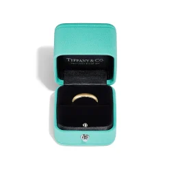 Tiffany & Co. Tiffany Forever Wedding Band Ring in Yellow Gold, 4 mm Wide | ^Women Rings|Gold Jewelry