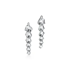 Tiffany & Co. Tiffany Forge Drop Link Earrings in High-polished Sterling Silver | ^ Earrings|New Jewelry