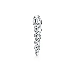 Tiffany & Co. Tiffany Forge Drop Link Earrings in High-polished Sterling Silver | ^ Earrings|New Jewelry