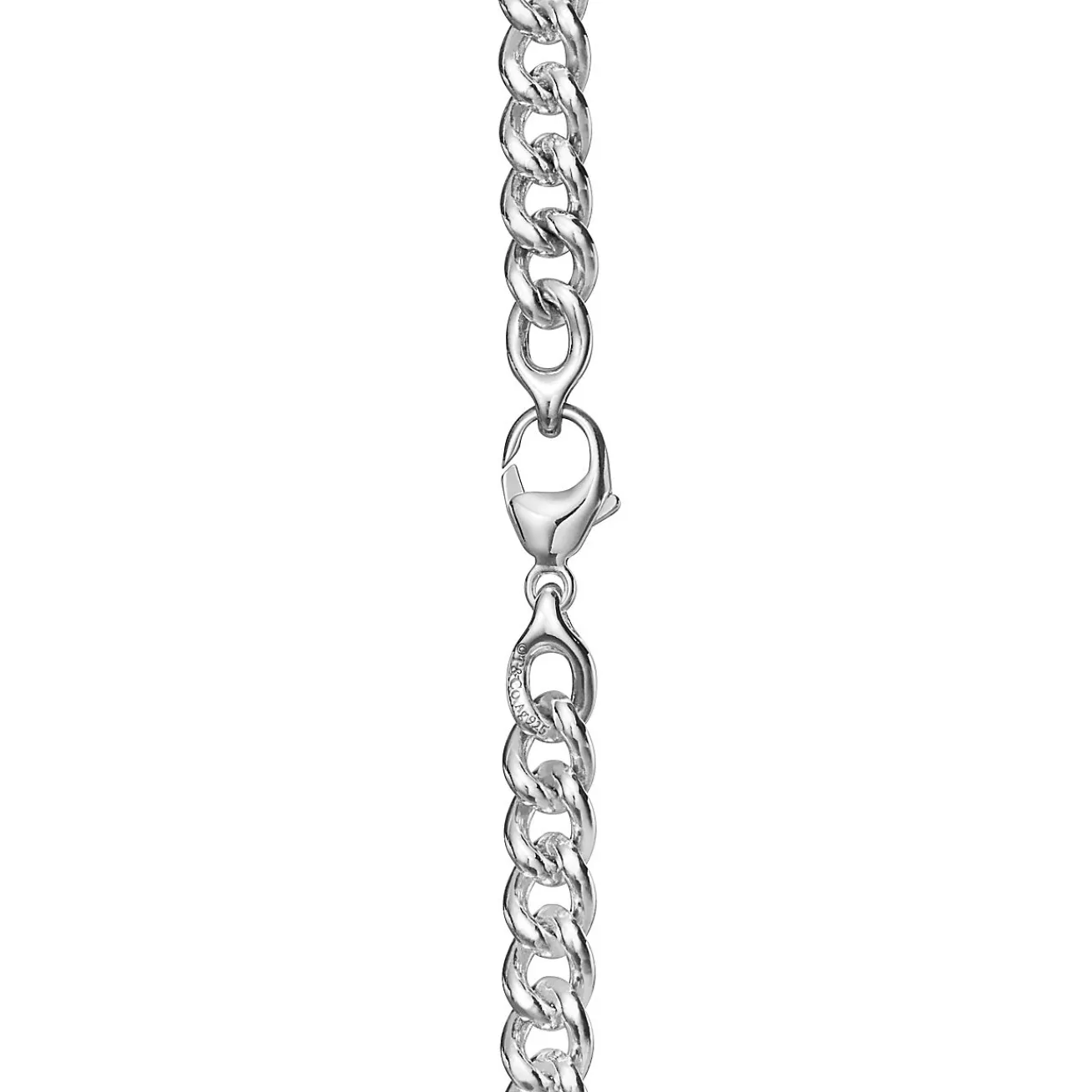 Tiffany & Co. Tiffany Forge Graduated Link Necklace in High-polished Sterling Silver | ^ Necklaces & Pendants|Men's Jewelry