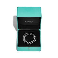 Tiffany & Co. Tiffany Forge Large Link Bracelet in Blackened Sterling Silver | ^ Bracelets|Men's Jewelry