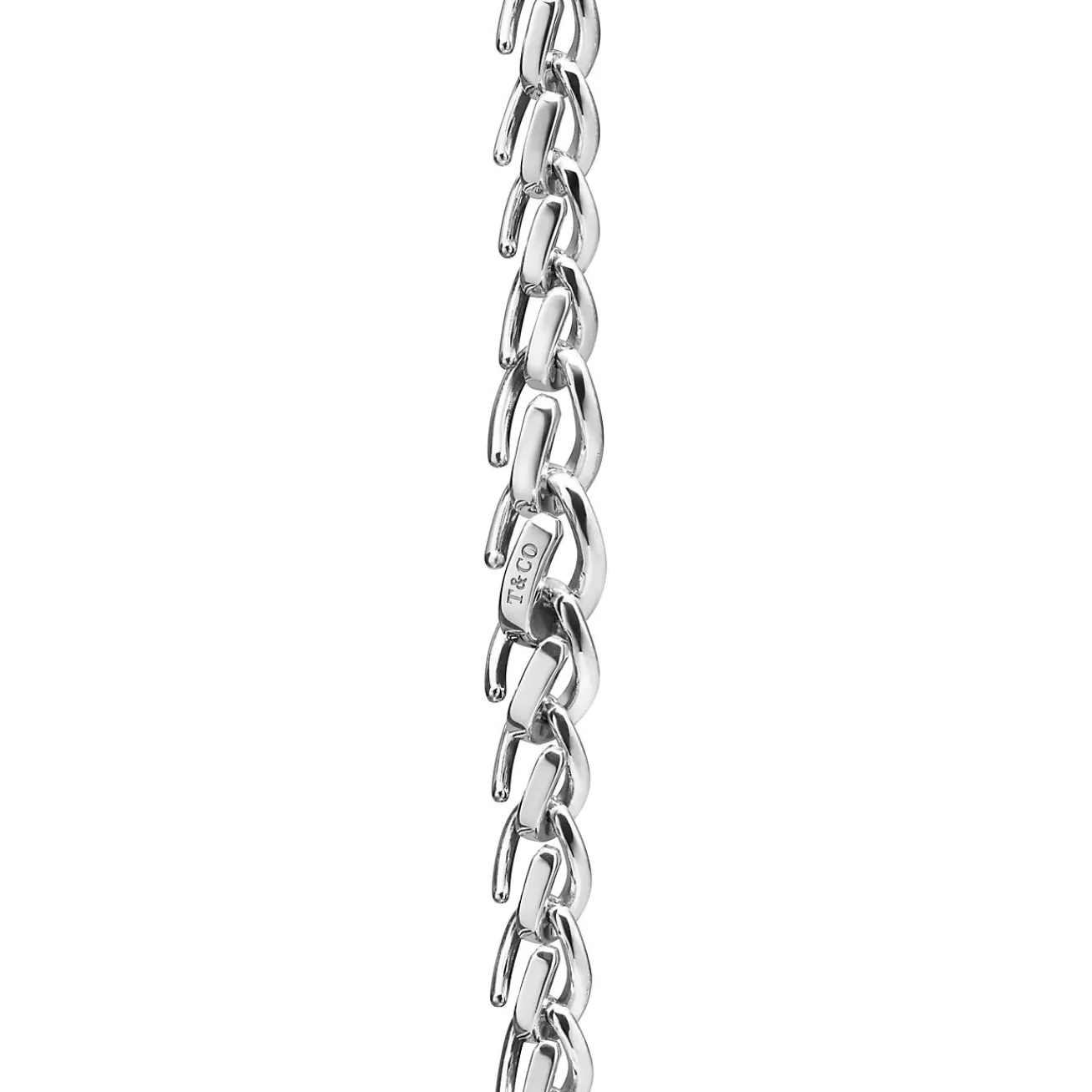 Tiffany & Co. Tiffany Forge Medium Link Necklace in High- polished Sterling Silver | ^ Necklaces & Pendants|Men's Jewelry