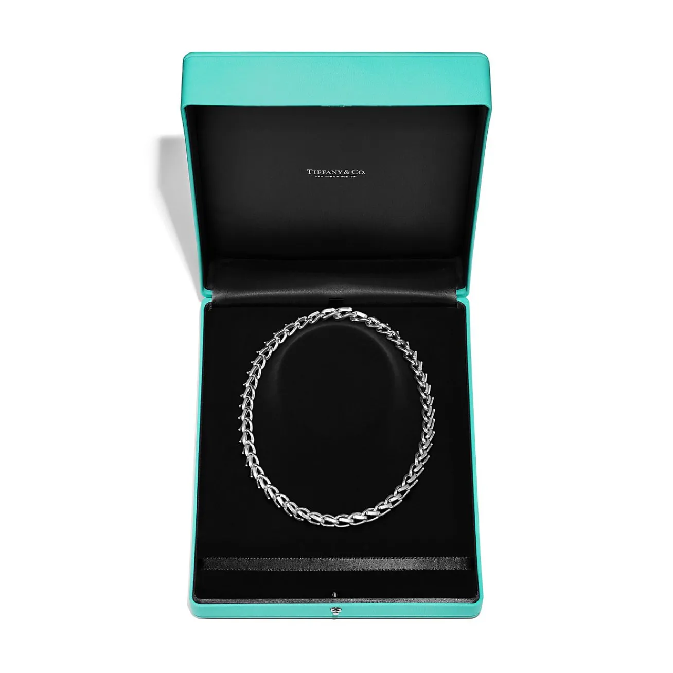 Tiffany & Co. Tiffany Forge Medium Link Necklace in High- polished Sterling Silver | ^ Necklaces & Pendants|Men's Jewelry
