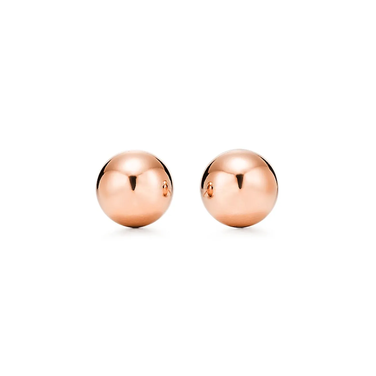 Tiffany & Co. Tiffany HardWear Ball Earrings in Rose Gold, 8 mm | ^ Earrings|Rose Gold Jewelry