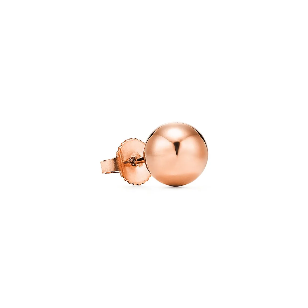 Tiffany & Co. Tiffany HardWear Ball Earrings in Rose Gold, 8 mm | ^ Earrings|Rose Gold Jewelry