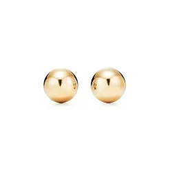 Tiffany & Co. Tiffany HardWear Ball Earrings in Yellow Gold, 8 mm | ^ Earrings|Gold Jewelry