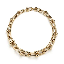 Tiffany & Co. Tiffany HardWear Bold Graduated Link Necklace in Yellow Gold | ^ Necklaces & Pendants|Gold Jewelry