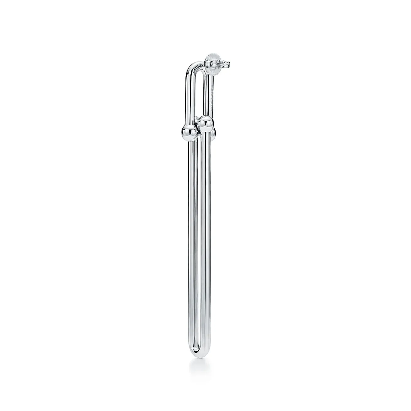 Tiffany & Co. Tiffany HardWear double long link earrings in sterling silver. | ^ Bold Silver Jewelry|Tiffany HardWear
