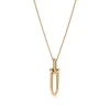 Tiffany & Co. Tiffany HardWear Elongated Link Pendant in Yellow Gold | ^ Necklaces & Pendants|Men's Jewelry