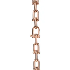 Tiffany & Co. Tiffany HardWear Elongated Link Necklace in Rose Gold | ^ Necklaces & Pendants|Men's Jewelry
