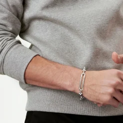 Tiffany & Co. Tiffany HardWear Elongated Link Bracelet in Sterling Silver | ^ Bracelets|Men's Jewelry