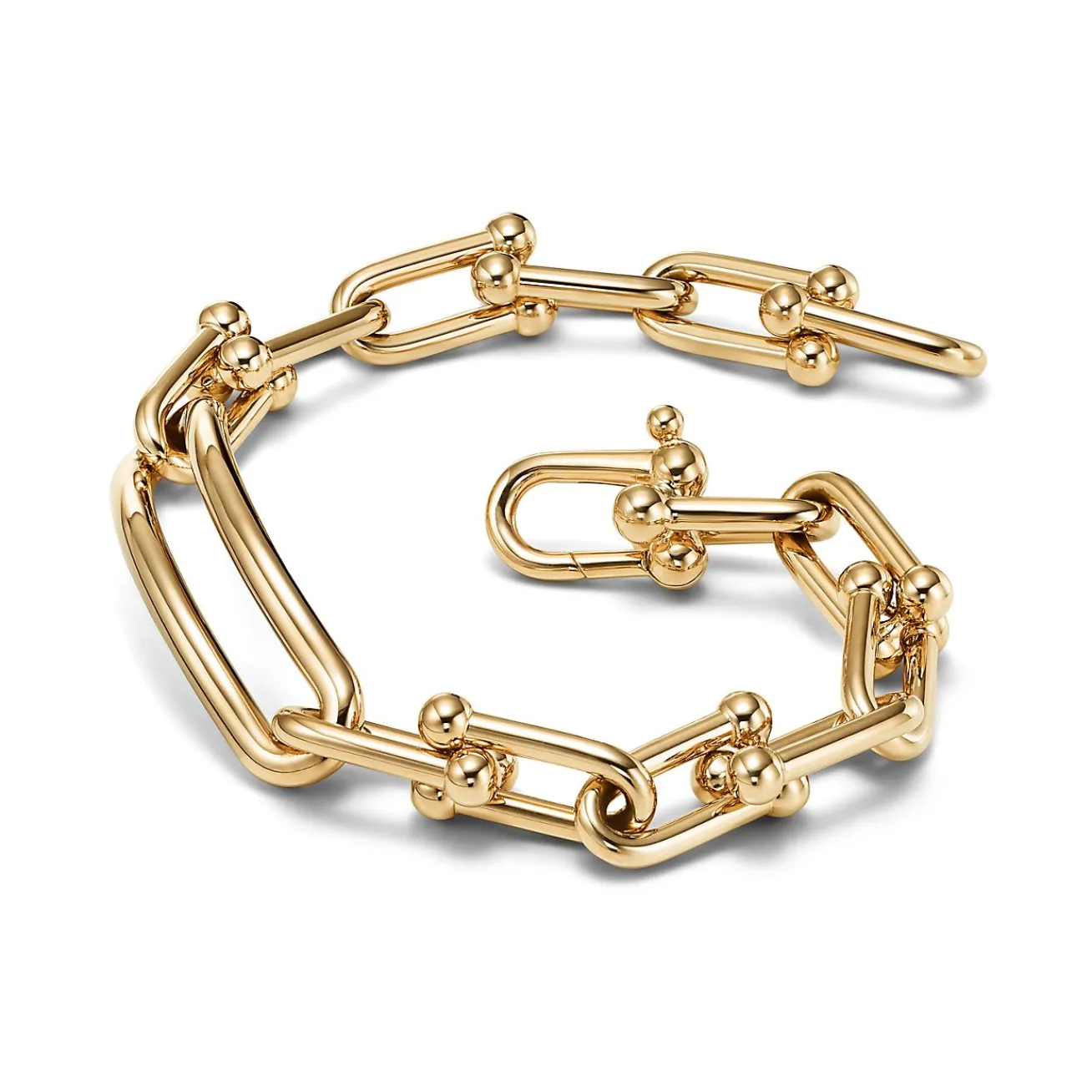 Tiffany & Co. Tiffany HardWear Elongated Link Bracelet in Yellow Gold | ^ Bracelets|Men's Jewelry