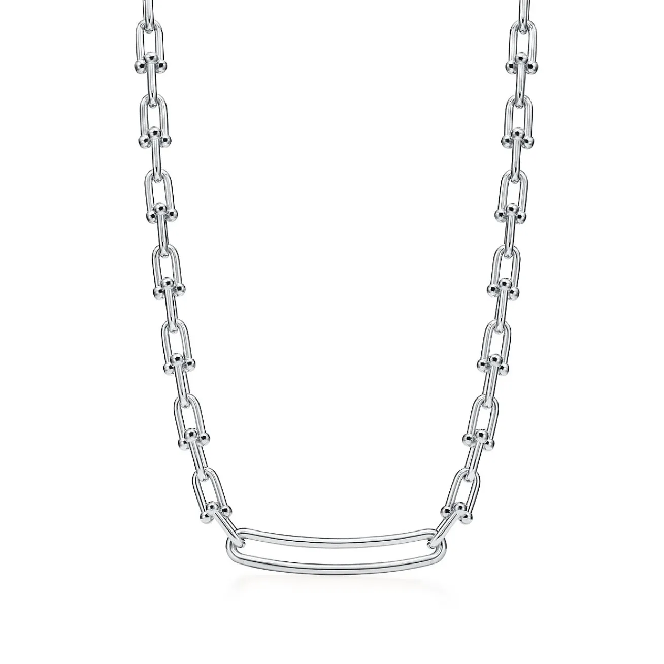 Tiffany & Co. Tiffany HardWear Elongated Link Necklace in Sterling Silver | ^ Necklaces & Pendants|Men's Jewelry