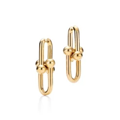 Tiffany & Co. Tiffany HardWear Extra Large Link Earrings in Yellow Gold | ^ Earrings|Gold Jewelry