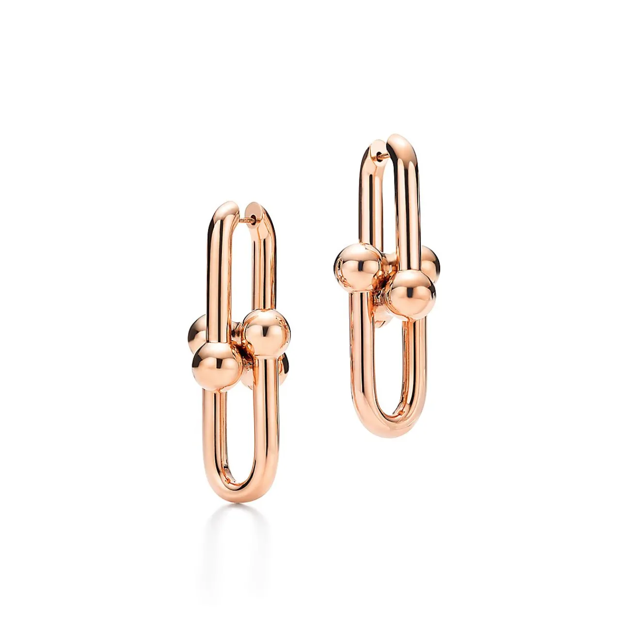 Tiffany & Co. Tiffany HardWear Extra Large Link Earrings in Rose Gold | ^ Earrings|Tiffany HardWear