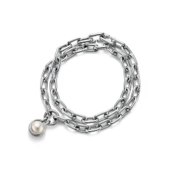 Tiffany & Co. Tiffany HardWear freshwater pearl bracelet in sterling silver, medium. | ^ Bracelets|Gifts for Her