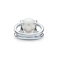 Tiffany & Co. Tiffany HardWear freshwater pearl ring in sterling silver. | ^ Rings|Gifts for Her