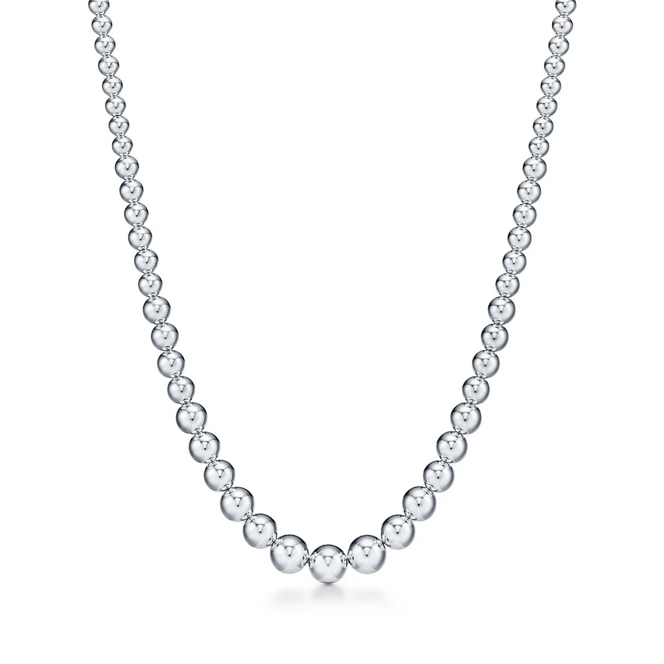 Tiffany & Co. Tiffany HardWear graduated ball necklace in sterling silver. | ^ Tiffany HardWear|Gifts $1,500 & Under