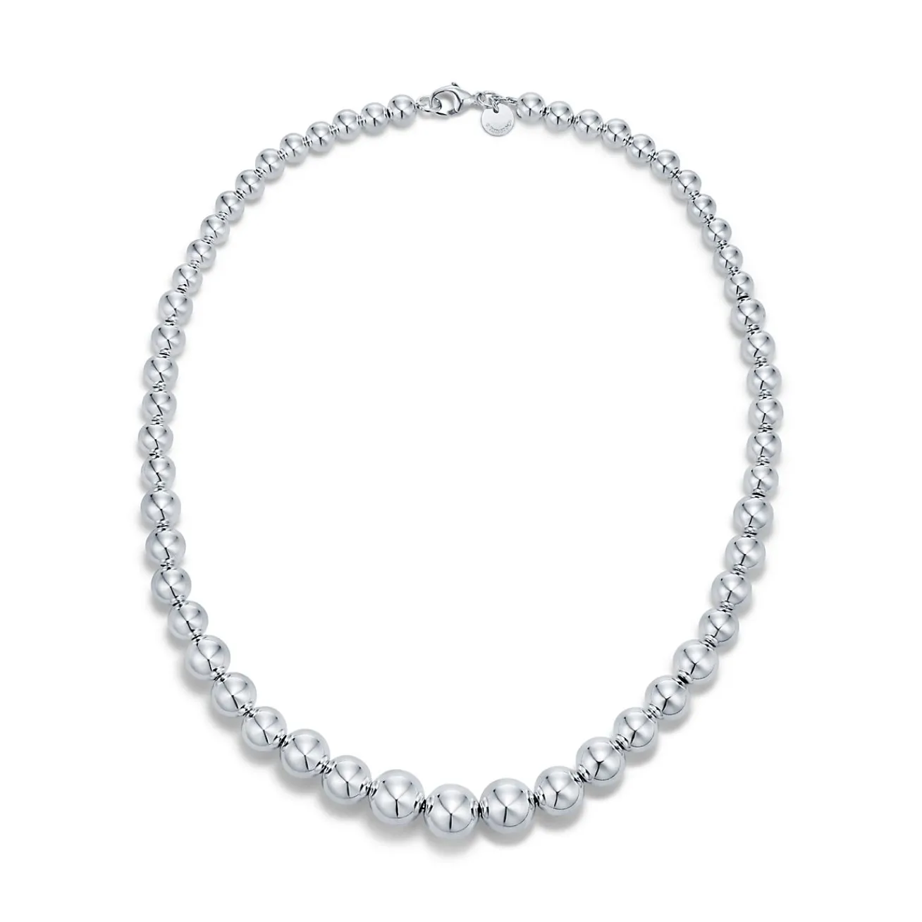 Tiffany & Co. Tiffany HardWear graduated ball necklace in sterling silver. | ^ Tiffany HardWear|Gifts $1,500 & Under