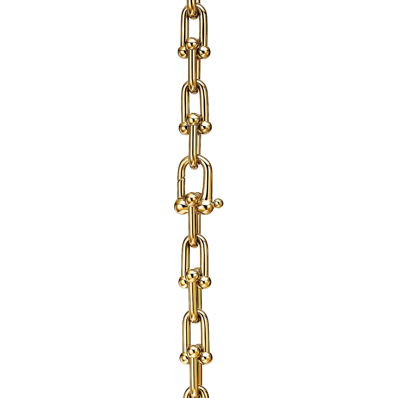 Tiffany & Co. Tiffany HardWear Graduated Link Necklace in Yellow Gold with Pavé Diamonds | ^ Necklaces & Pendants|Gold Jewelry