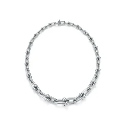Tiffany & Co. Tiffany HardWear graduated link necklace in sterling silver. | ^ Necklaces & Pendants|Men's Jewelry