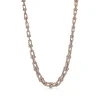 Tiffany & Co. Tiffany HardWear Graduated Link Necklace in Rose Gold with Pavé Diamonds | ^ Necklaces & Pendants|Rose Gold Jewelry