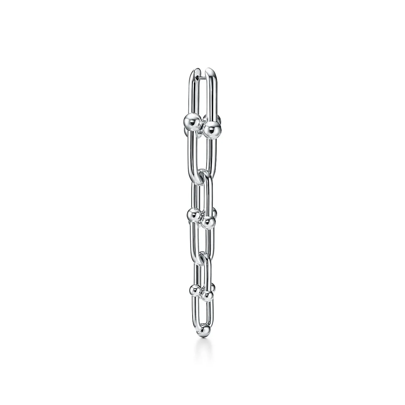 Tiffany & Co. Tiffany HardWear graduated link earrings in sterling silver. | ^ Earrings|Bold Silver Jewelry