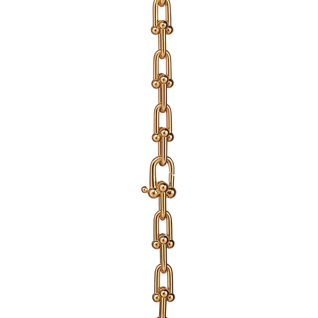 Tiffany & Co. Tiffany HardWear Graduated Link Necklace in Yellow Gold with Pavé Diamonds | ^ Necklaces & Pendants|Men's Jewelry