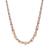 Tiffany & Co. Tiffany HardWear graduated link necklace in 18k rose gold with pavé diamonds. | ^ Necklaces & Pendants|Rose Gold Jewelry